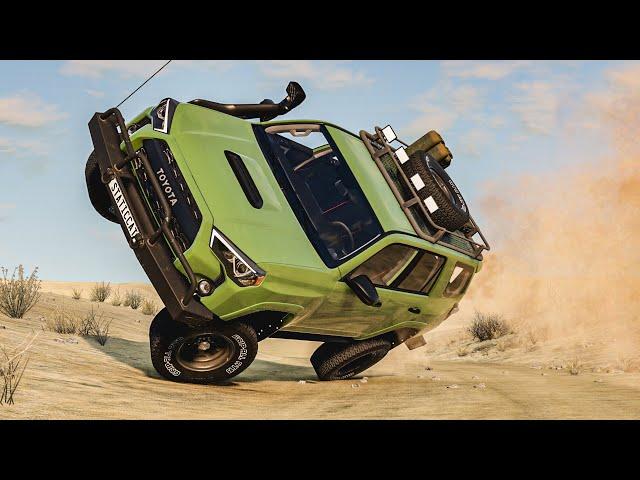 Satisfying Rollover Crashes #1 -  BeamNG Drive | StaticCat