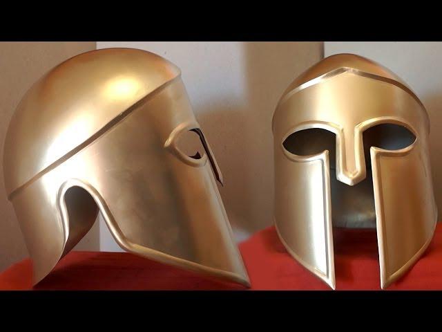 How To Make A Metal Spartan Helmet