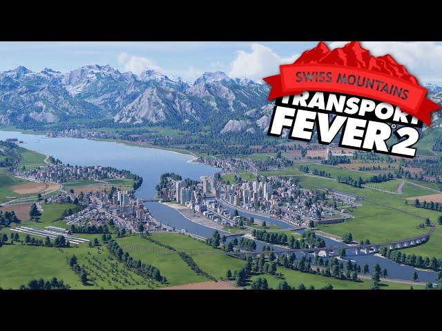 Transport Fever 2 | Alpenmap | Folge 9 | Wendeschleife und 2. Bahnhof in Thun