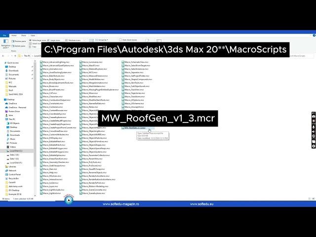 Curs 3D Studio Max, Roof Generator Script