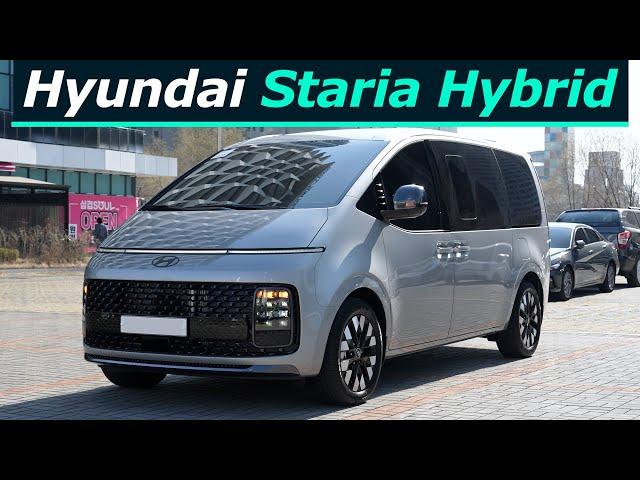 New 2024 Hyundai Staria Hybrid Minivan Close Look “The People Carrier"