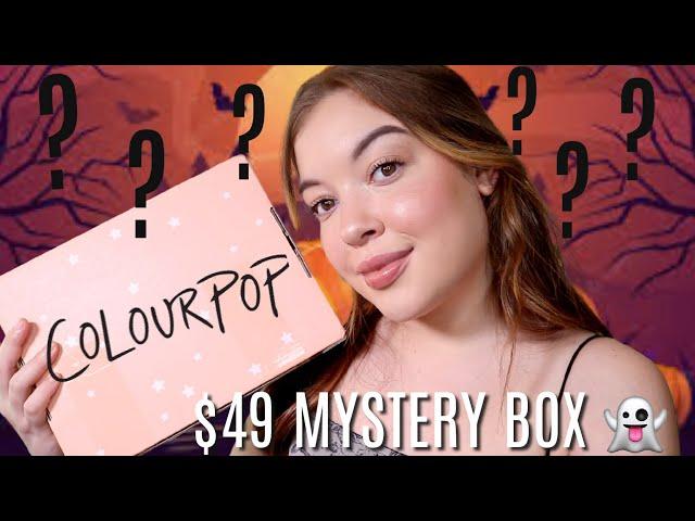 NEW COLOURPOP SPOOKY SECRET $49 MYSTERY BOX 2022!