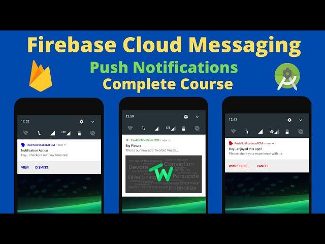 Firebase Cloud Messaging (FCM) Complete Course | Android Development | Different Notification Styles