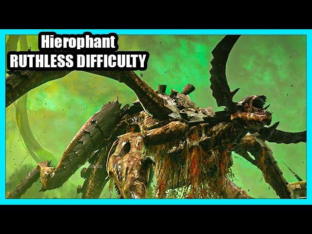 Warhammer 40K Space Marine 2 Hierophant Bio-Titan Boss Fight Ruthless