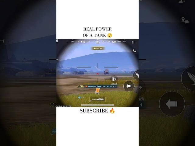 real power of a tank in pubg #bgmi #pubg #pubgmobile #gaming #pubghighlights