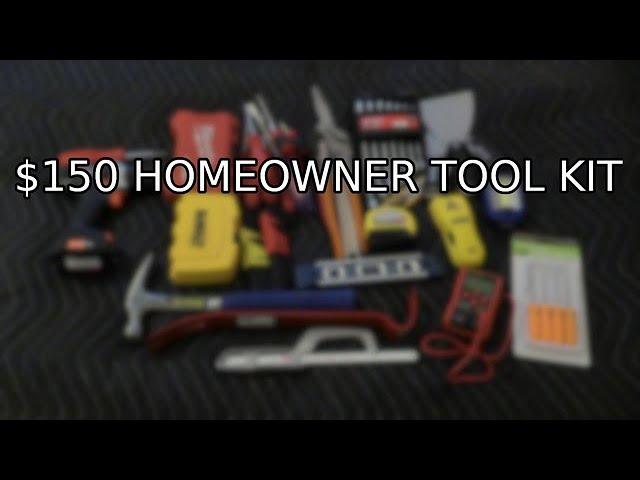 $150 DIY Homeowner Tool Kit - Basic Tools on a Budget