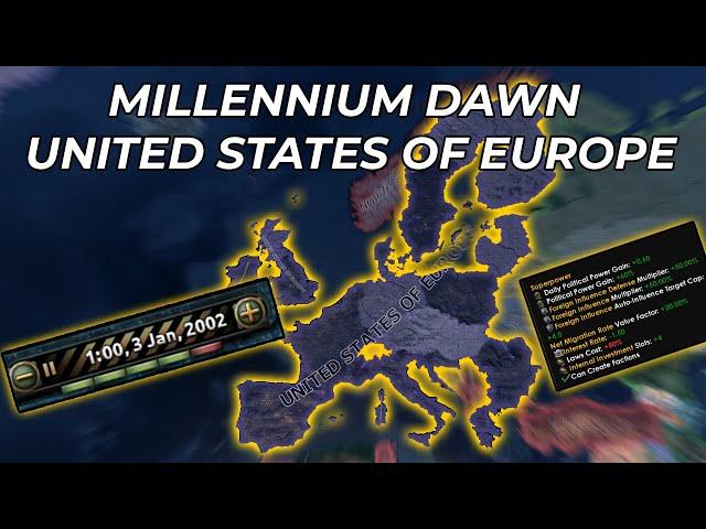 EUROPEAN FEDERATION Cheat in Millennium Dawn! [HOI4]