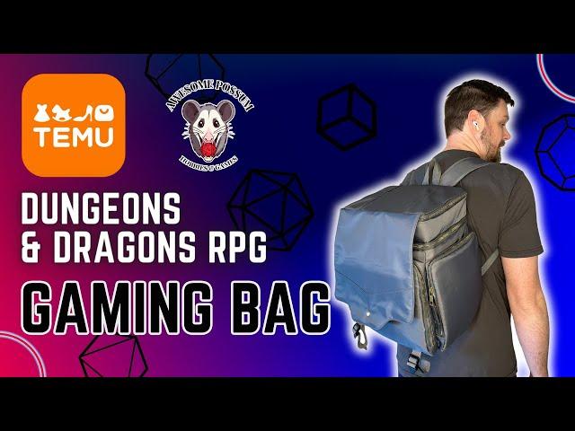 TEMU RPG Bag Unboxing & Review: Perfect Storage for Dungeons and Dragons and other Roleplaying Games