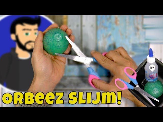 Orbeez slijm poging 1 Ik maak mijn stressbal open!