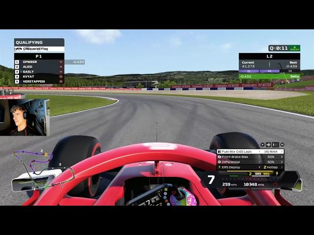 Austria Hotlap In 58 Seconds In A Maxed Out Career Mode Car