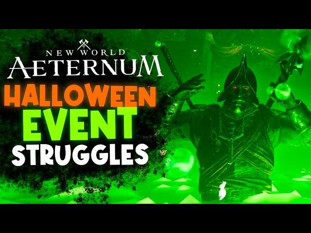 Pattern Problems! New World Aeternum Halloween Event Issues