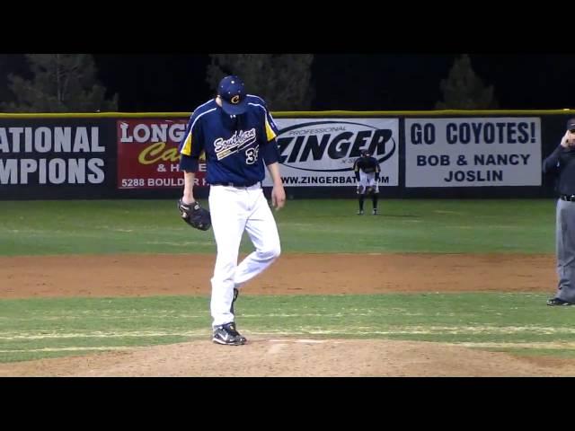 Bryan Harper LHP Break Dances On The Mound College Of Southern Nevada