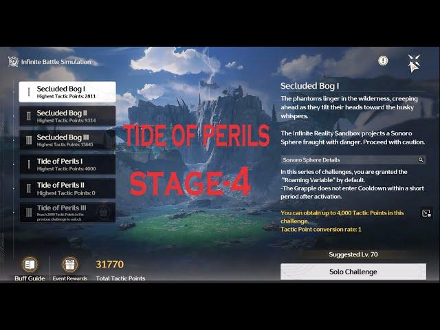 1.3 Event- Infinite Battle Simulation -Tide of Perils( 4th Stage) ALL REWARDS || Wuthering Waves