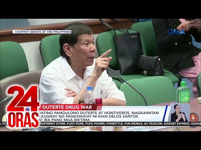 Duterte, inaming nagkaroon siya ng Davao Death Squad na mga mayayamang negosyanteng... | 24 Oras