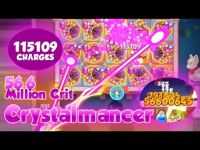 115k CHARGES | Crystalmancer = 56,600,645 Crit Damage | COOP Rush Royale