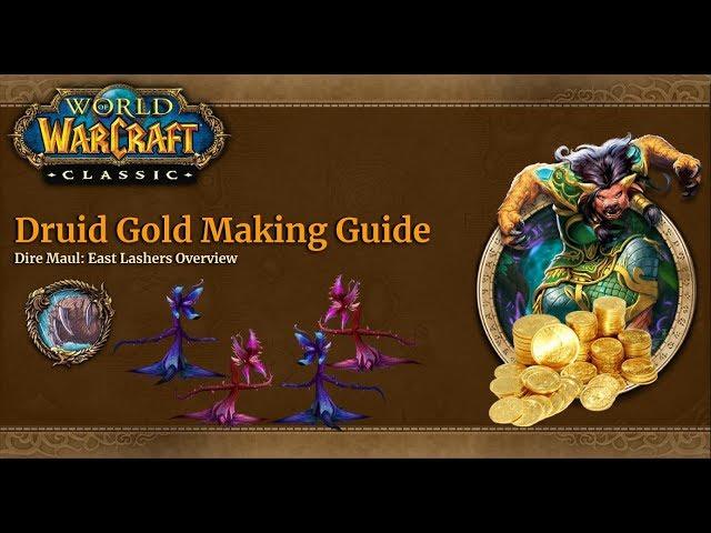 Dire Maul: East Druid Gold Farming - Classic WoW