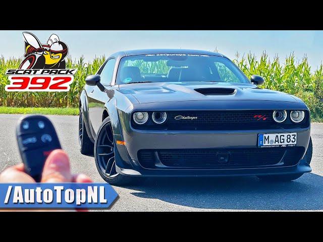 DODGE Challenger 392 R/T SCAT PACK | REVIEW on AUTOBAHN [NO SPEED LIMIT] by AutoTopNL