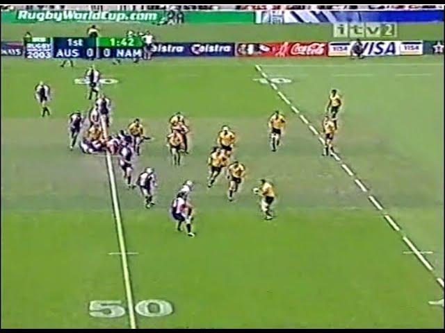 AUSTRALIA - NAMIBIA     (RUGBY WORLD CUP 2003 : FULL MATCH)