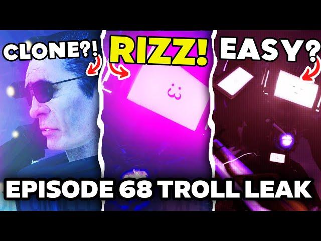 SUS TROLL LEAKS FROM EPISODE 68?! - Skibidi Toilet ALL SECRETS & Easter Egg Analysis & Theory