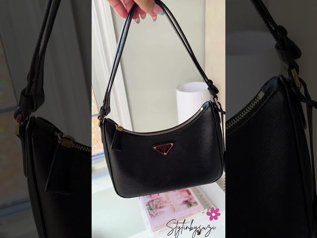 PRADA BAG…Worth the price or over-hyped?#prada #pradabag #blackbag