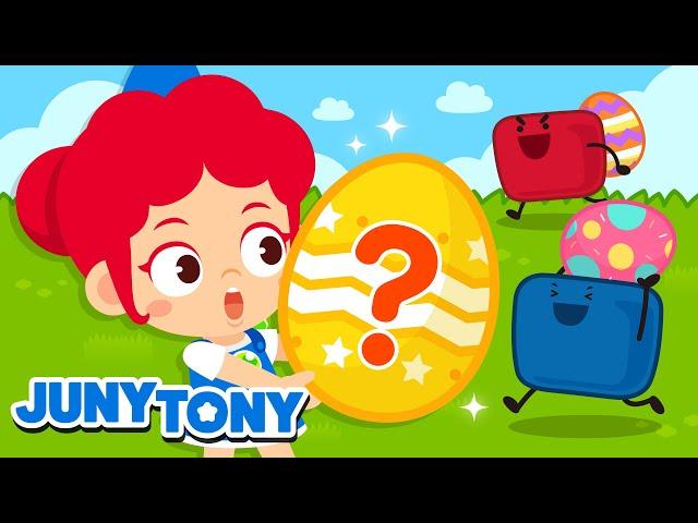 Marshmallows’ Colorful Easter Eggs | Easter Egg Hunt | Surprise Eggs Song for Kids | JunyTony