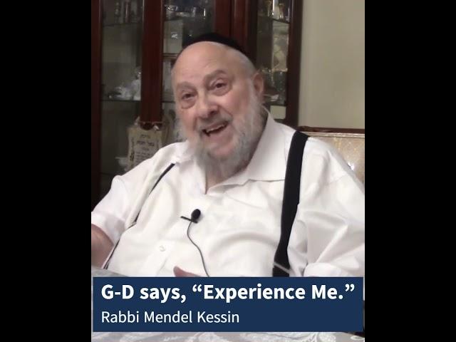 G-D says, “Experience Me” #god #hidabroot #hashem #whereisgod #judaism #torah #torahwisdom #shorts