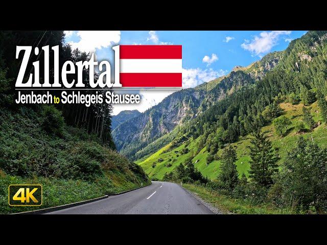 Drive through the Zillertal and up the Schlegeis Alpenstraße to the Schlegeis Dam in Austria 