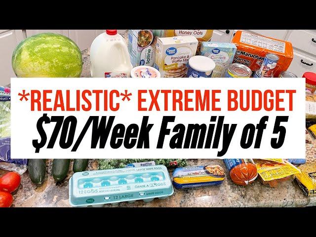 EXTREME BUDGET FAMILY MEALS for a WEEK // CHEAP & EASY RECIPES for BREAKFAST, LUNCH, DINNER