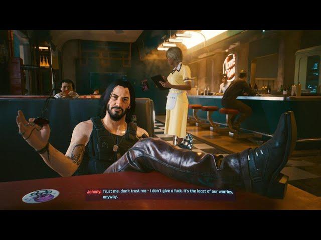 Cyberpunk 2077 - V talks to Takemura and Johnny Silverhand - Playing For Time - PS5