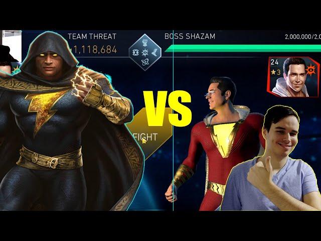 Legendary Black Adam Vs Boss Shazam Injustice 2 Mobile