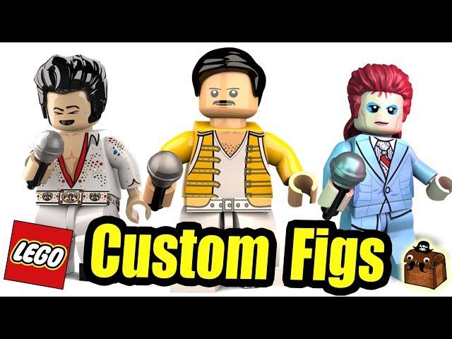 Bohemian Rhapsody LEGO Queen Custom Minifigures