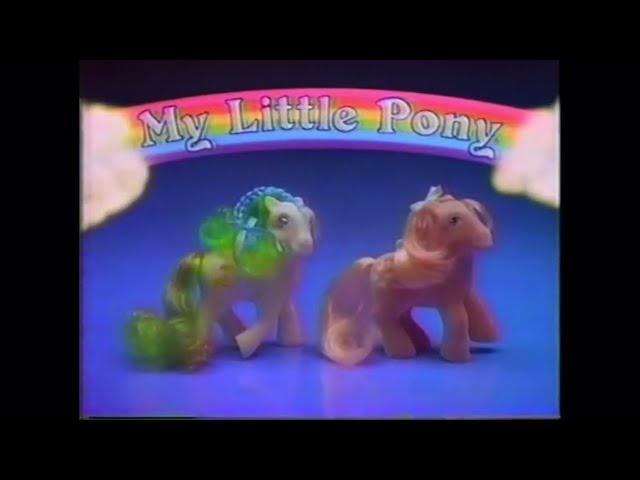 1987 My Little Pony So Soft & Twinkle-Eyed Ponies Commercial | Hasbro