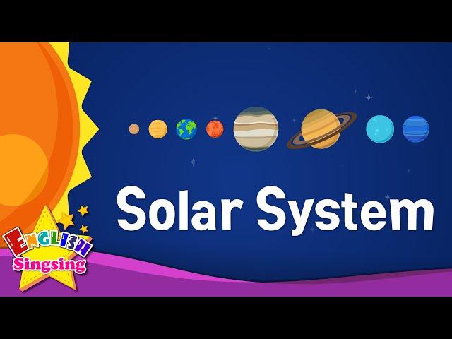 Kids vocabulary - Solar System - planets - Learn English for kids - English educational video