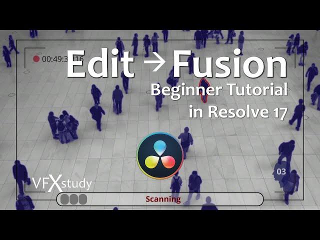 Resolve 17 - Edit and Fusion Effects Combined - Beginner Tutorial