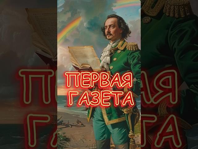 Ведомость - первая газета в Российской империи  #петр1 #ведомость