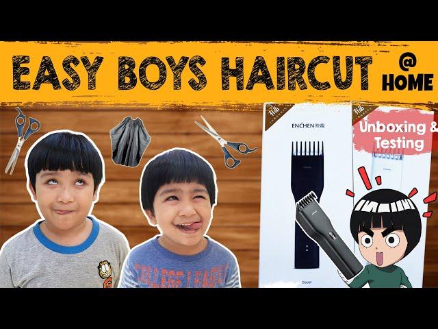 DIY Kids haircut - XIAOMI ENCHEN Boost Hair Clipper | UNBOXING & TESTING