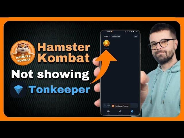 How To Fix Hamster Kombat Icon Not showing In Tonkeeper Wallet