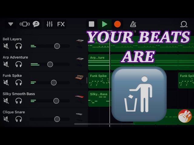 Why Your Beats Are BAD in GarageBand iOS (Mixing Tutorial)