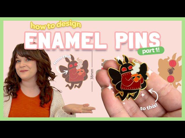 [ PIN MAKING 101 ] How To Design Enamel Pins ~ Part 1!