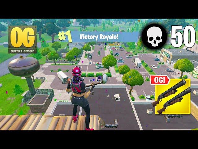 40 Elimination Solo Vs Squads Gameplay (Fortnite OG PS4 Controller)