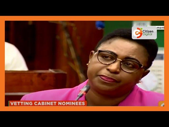 Public Service and Gender CS nominee Aisha Jumwa vetted by National Assembly committee