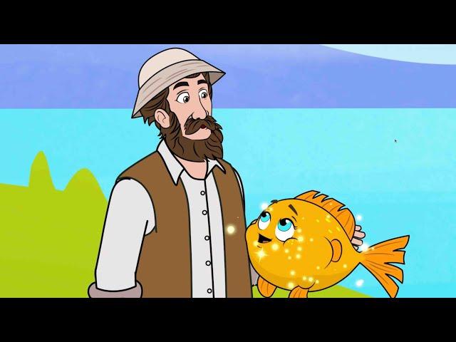 O Pescador e a Mulher | Conto | Desenho Animado Infantil com @OsAmiguinhosTV