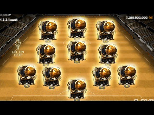 Ballon D’Or - Best Special Squad Builder! Ballon D’Or Special Card Squad FC Mobile 25