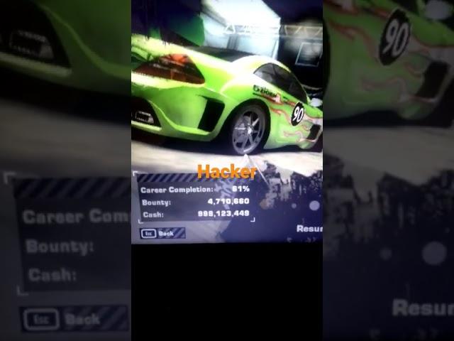 New NFS most wanted classic hacked by me