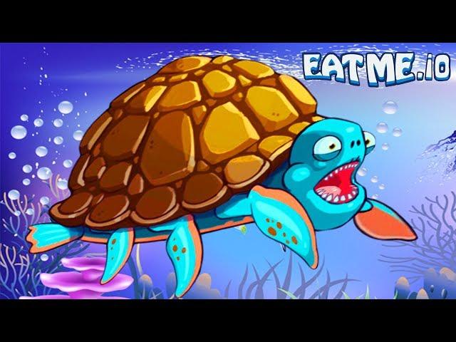 EAT ME #5 Opened the TURTLE! Fish Android game for kids EATME.IO similar to CLISERIO