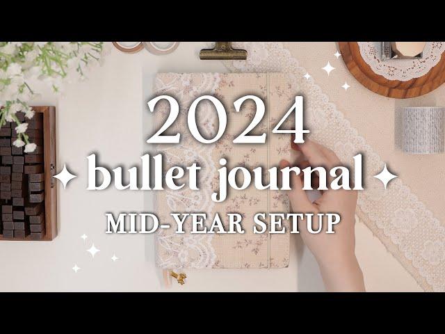  2024 Bullet Journal Mid-Year Setup