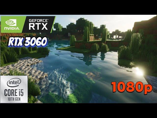 MINECRAFT 1.18.2 : RTX 3060 12GB + I5 10400 FPS TEST WITH SHADERS!