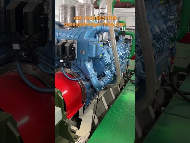 Engine Room of Julong CSD500 Cutter Suction Dredger #cuttersuctiondredger #dredger #dredging