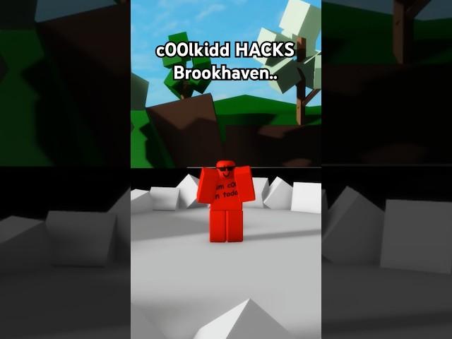 HACKING Brookhaven.. #roblox #brookhaven #hacker #trolling #c00lkidd #funny #shorts
