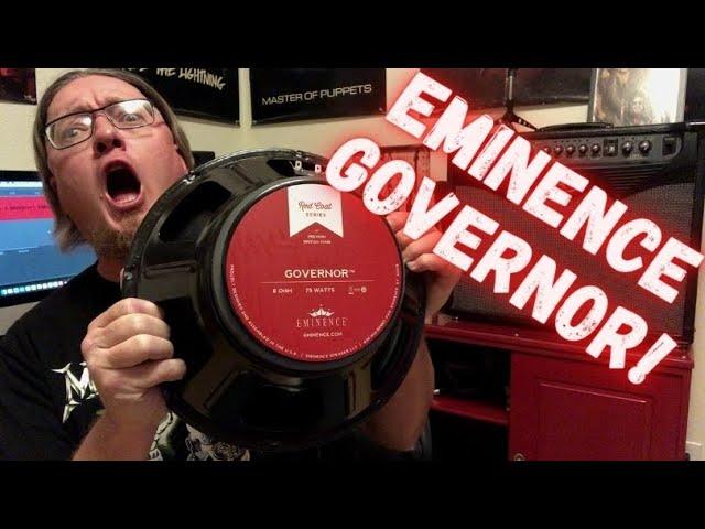 EMINENCE GOVERNOR 75 WATT GUITAR SPEAKER! Peavey Vypyr 75 speaker swap.